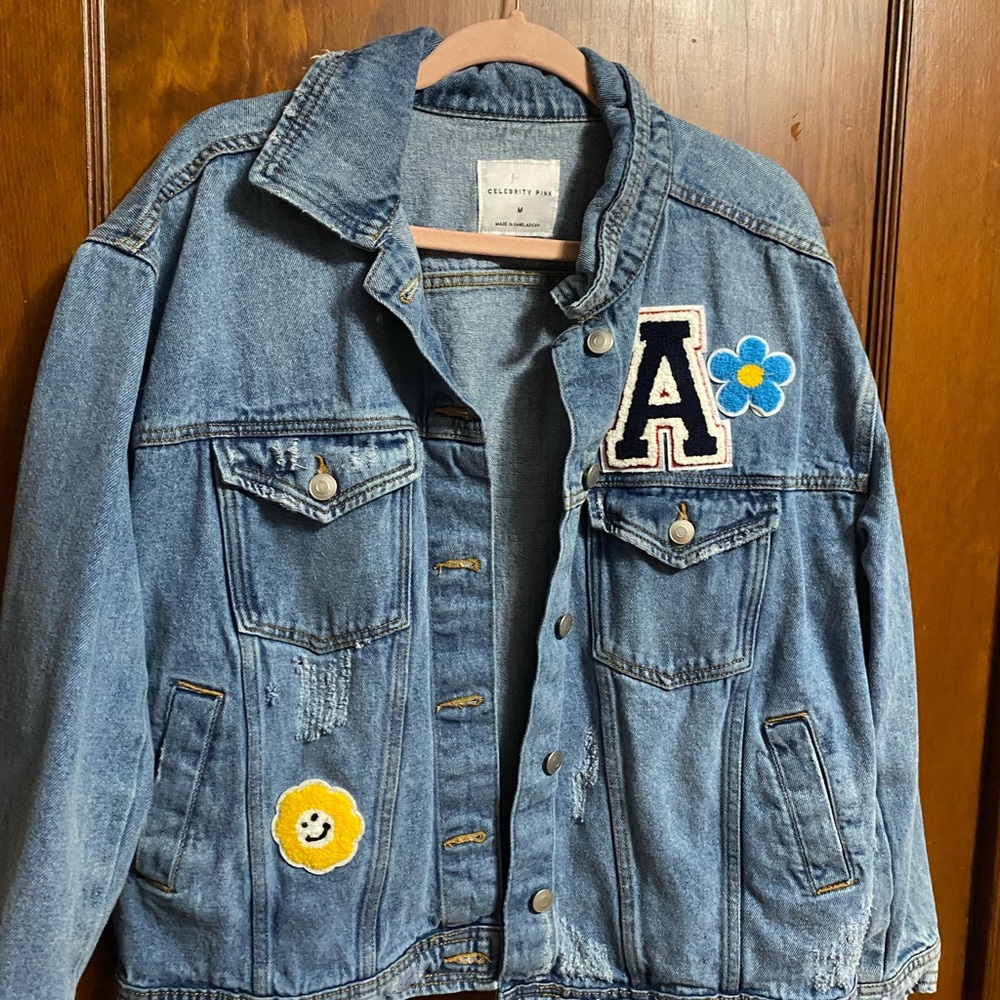 Denim Jacket with Patches